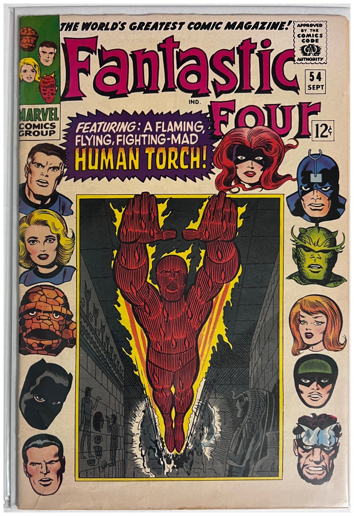 Fantastic Four #54 MARVEL COMICS Silver Age 1966 VG-