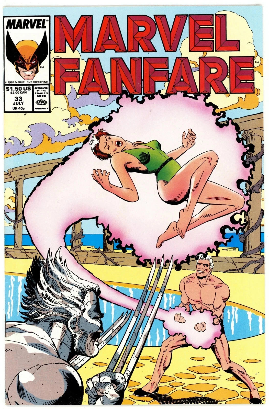 Marvel Fanfare #33 MARVEL COMICS Copper Age 1987 VF