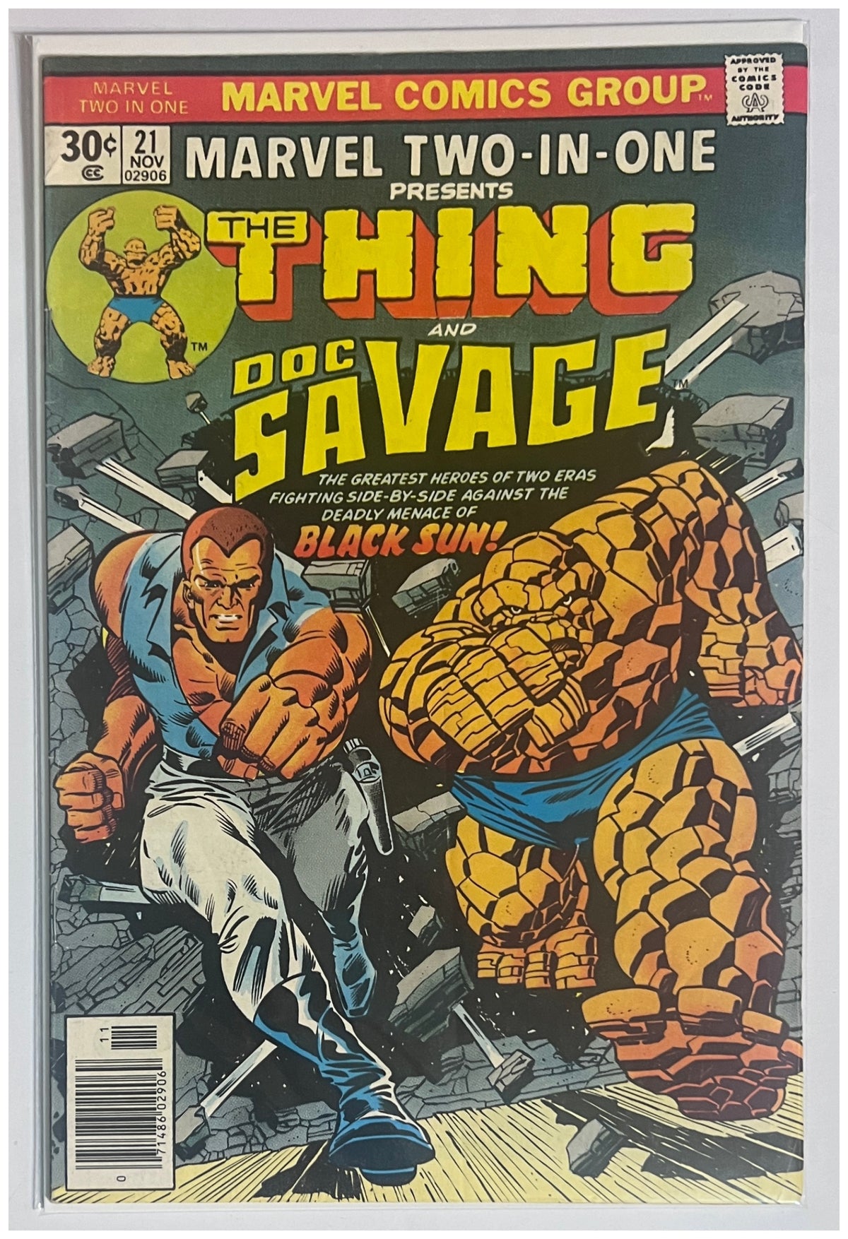 Marvel Two-in-One #21 MARVEL COMICS Bronze Age 1976 VG/FN