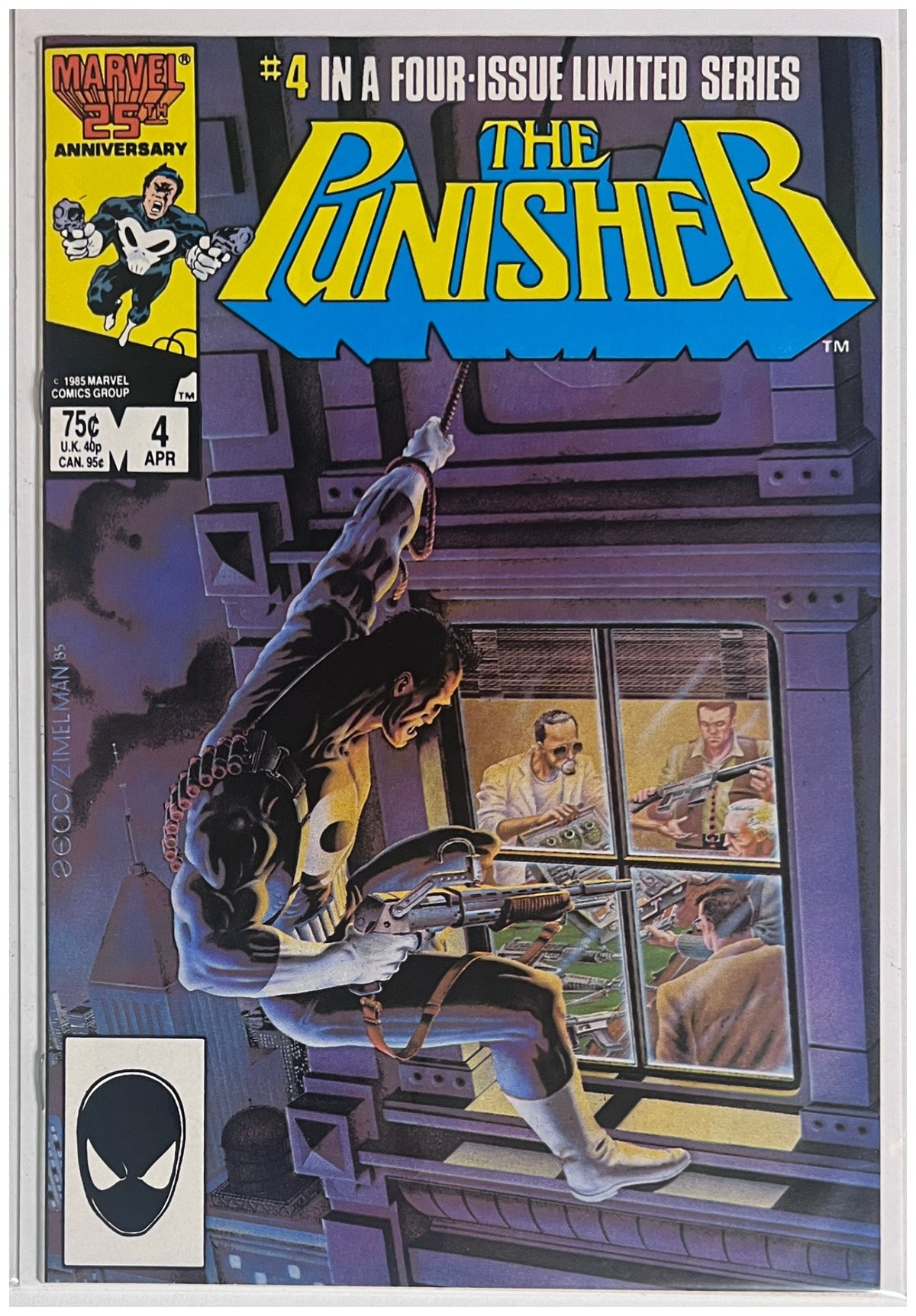 The Punisher #4 Mini-series MARVEL COMICS Copper Age 1986 NM-