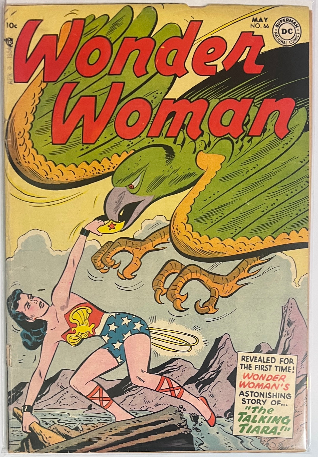 Wonder Woman #66 DC COMICS Golden Age 1954 G Loose Cover at Staples