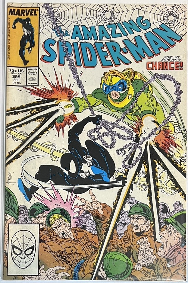 The Amazing Spider-Man #299 MARVEL COMICS Copper Age 1988 FN+ 1st Venom (Cameo)