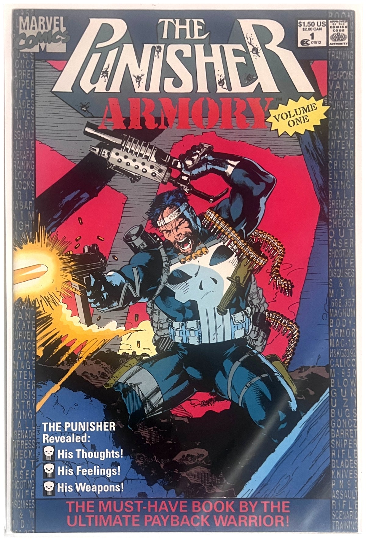 The Punisher Armory #1 MARVEL COMICS Copper Age 1990 VF/NM