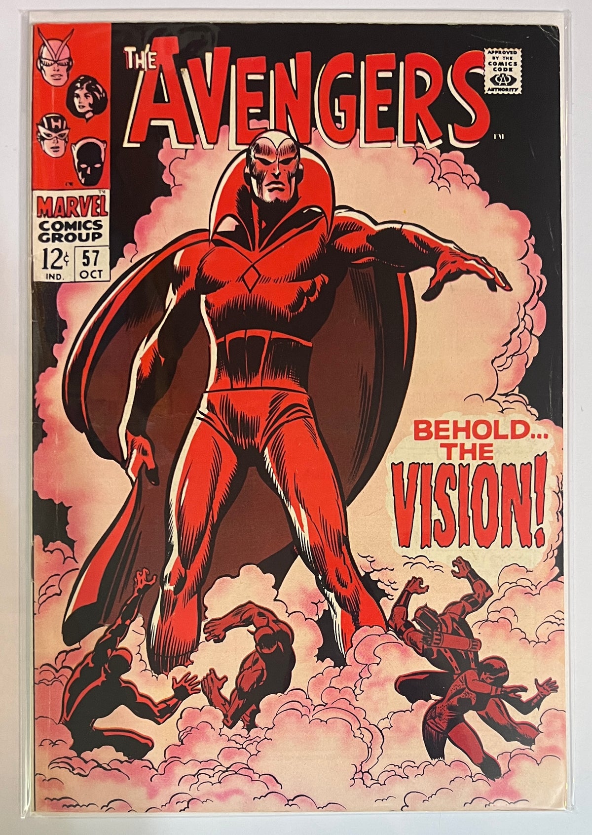 Avengers #57 MARVEL COMICS Silver Age 1968 FN/VF