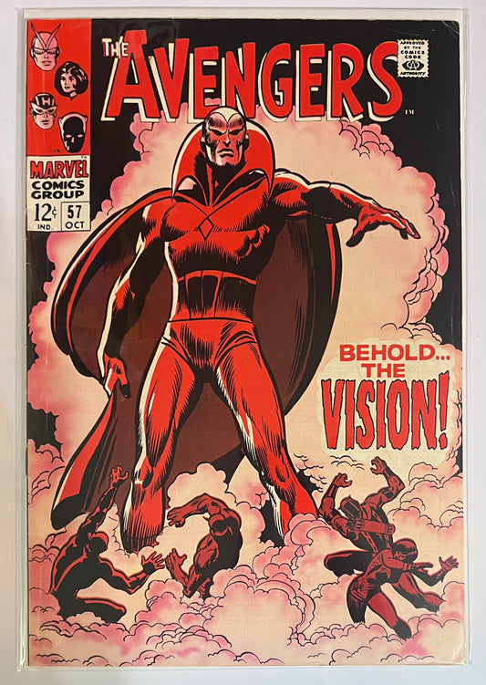 Avengers #57 MARVEL COMICS Silver Age 1968 FN/VF