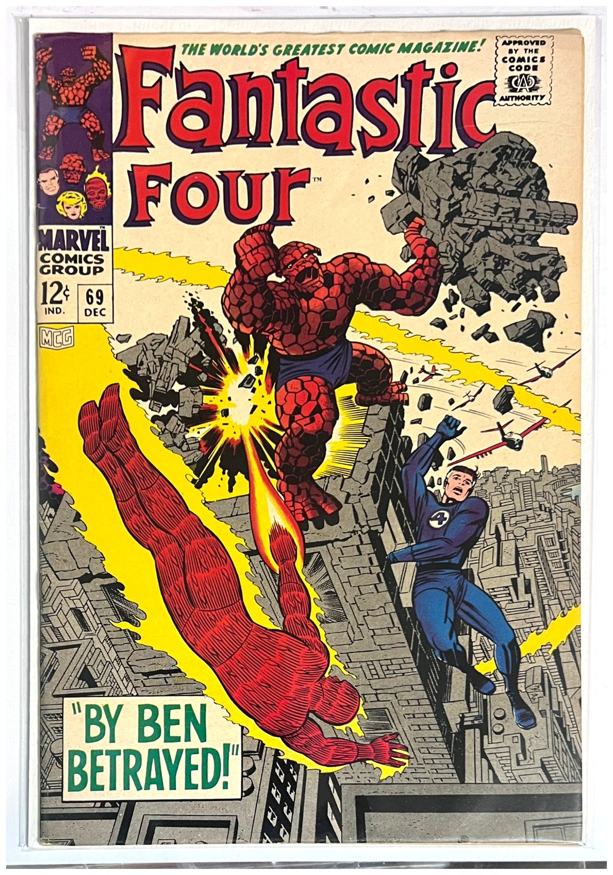 Fantastic Four #69 MARVEL COMICS Silver Age 1967 VF-