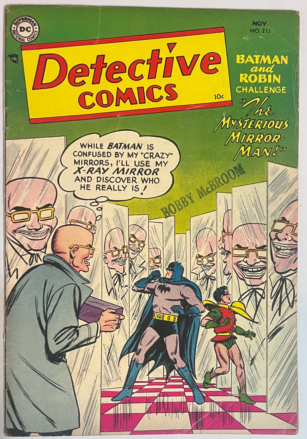 Detective Comics #213 DC COMICS Golden Age 1954 VG