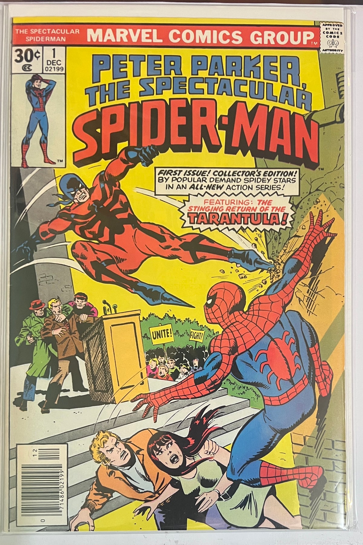 Peter Parker, the Spectacular Spider-Man #1 MARVEL COMICS Bronze Age 1976 VF/NM