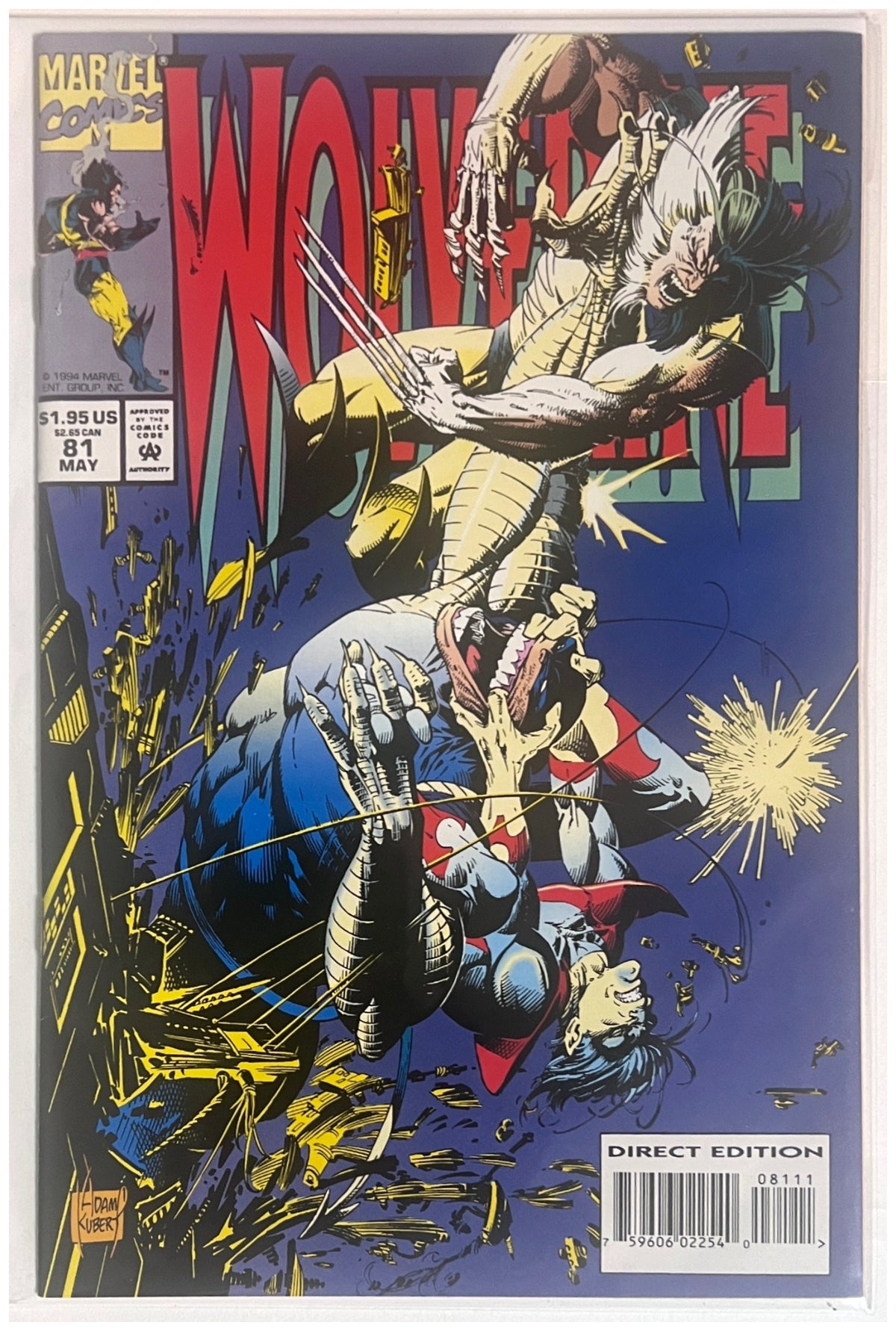 Wolverine #81 MARVEL COMICS Copper Age 1994 VF+