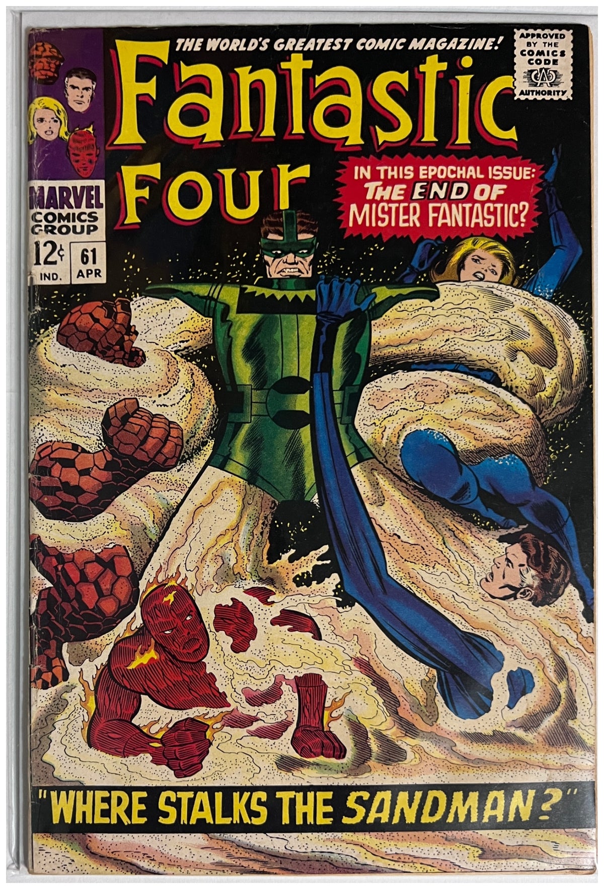 Fantastic Four #61 MARVEL COMICS Silver Age 1967 VG+