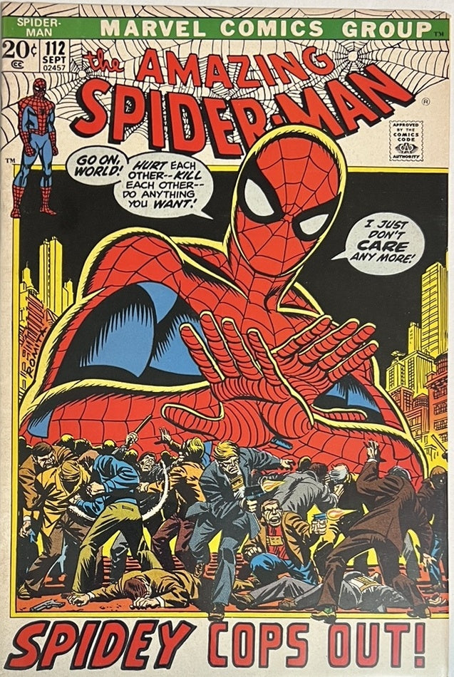 The Amazing Spider-Man #112 MARVEL COMICS Bronze Age 1972 VF-