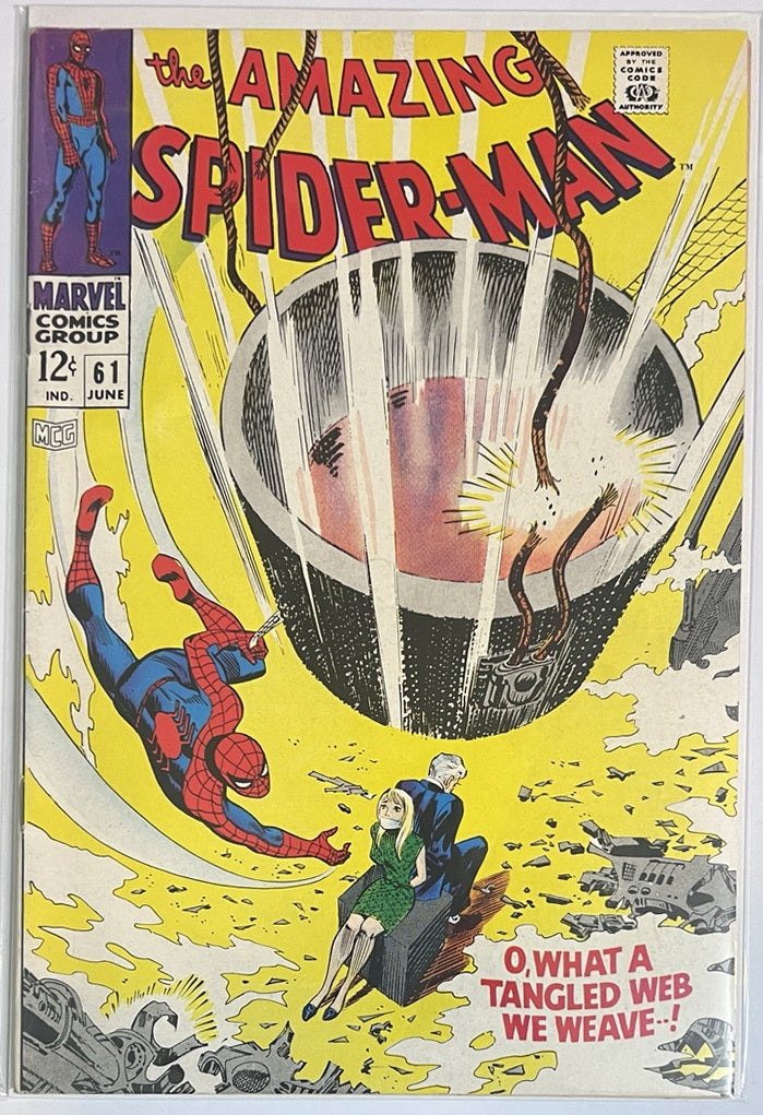 The Amazing Spider-Man #61 MARVEL COMICS Silver Age 1968 FN/VF First Gwen Stacy Cover