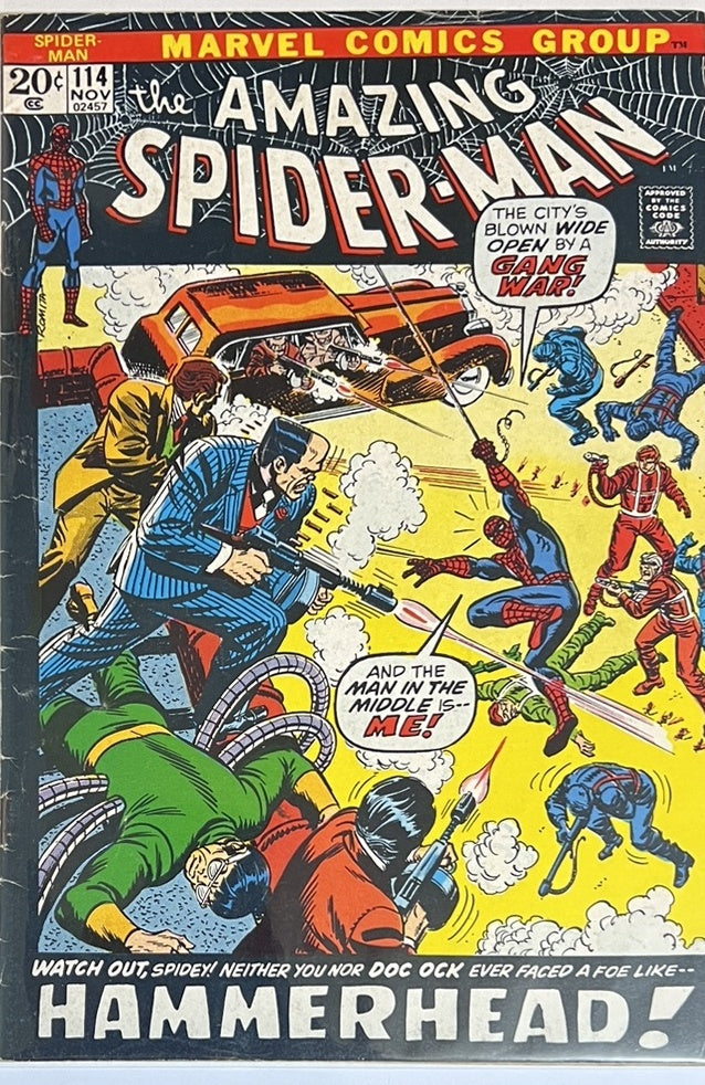 Amazing Spider-Man #114 MARVEL COMICS Bronze Age 1972 VG+
