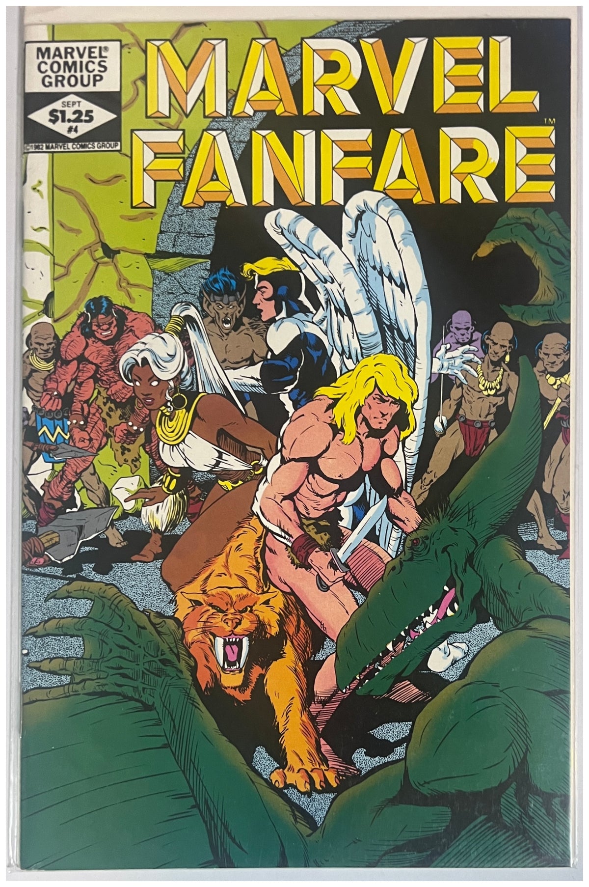 Marvel Fanfare #4 MARVEL COMICS Bronze Age 1982 VF