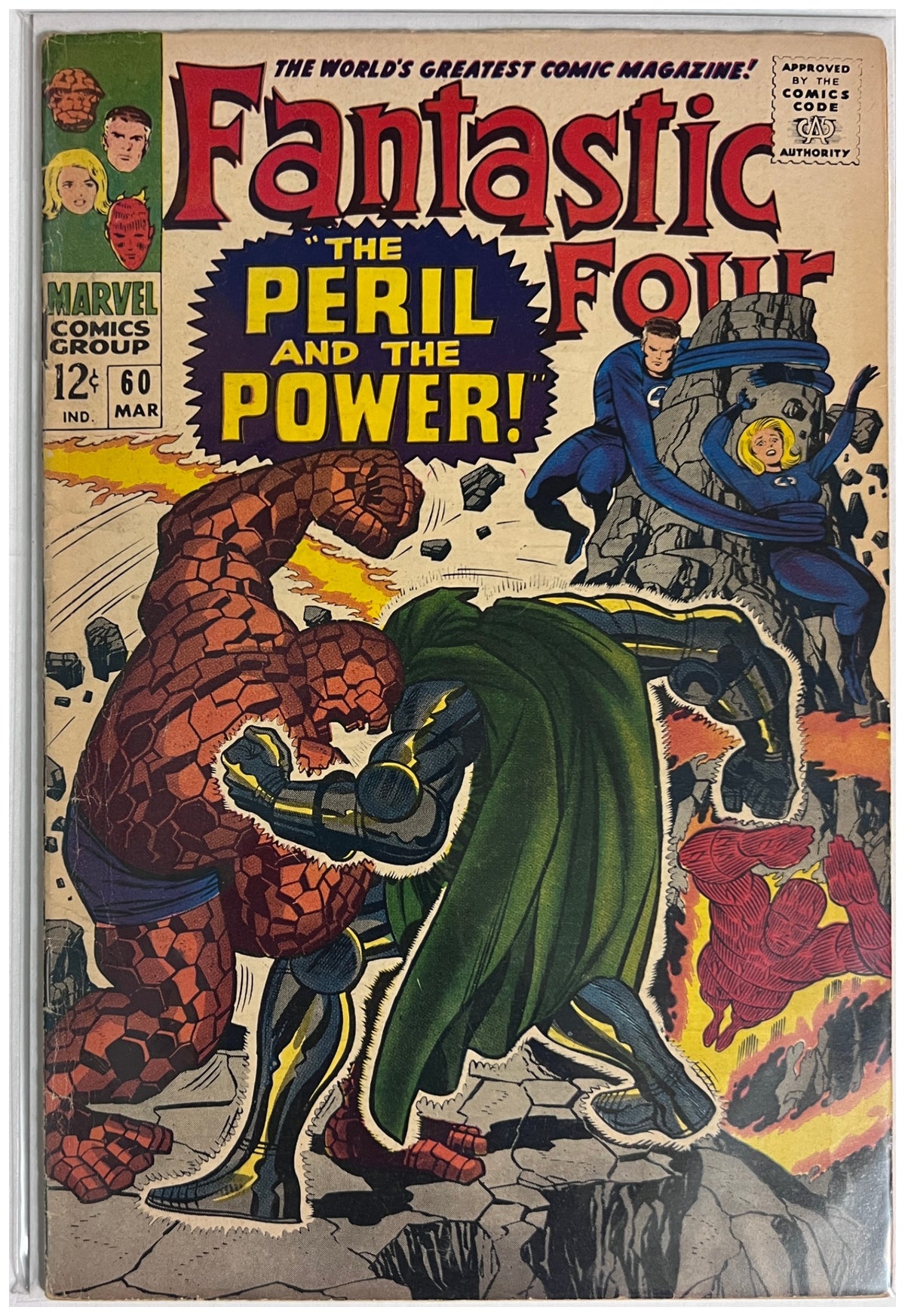 Fantastic Four #60 MARVEL COMICS Silver Age 1967 VG-