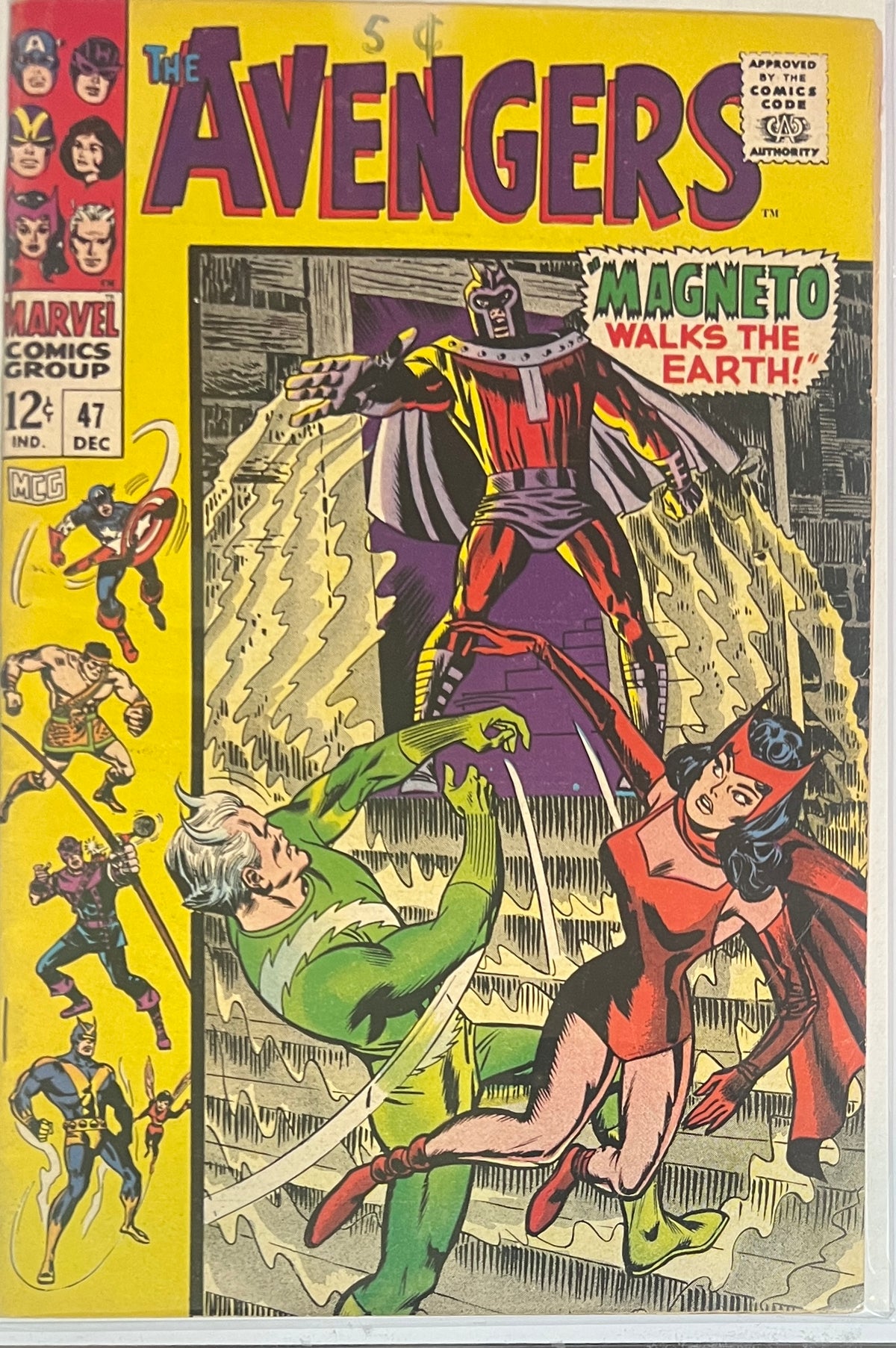 Avengers #47 MARVEL COMICS Silver Age 1967 VG/FN