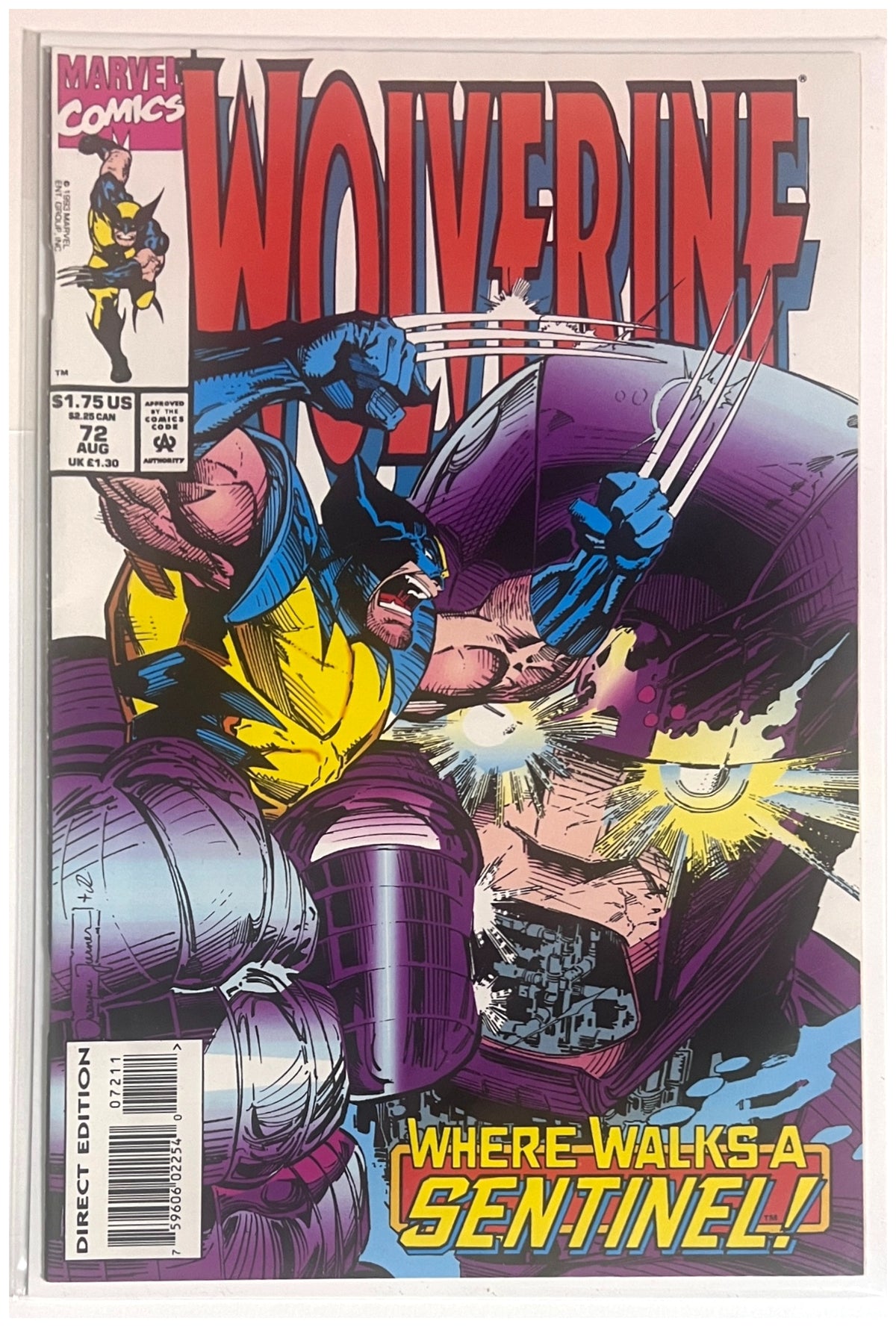 Wolverine (1988) #72 MARVEL COMICS Copper Age 1993 VF/NM