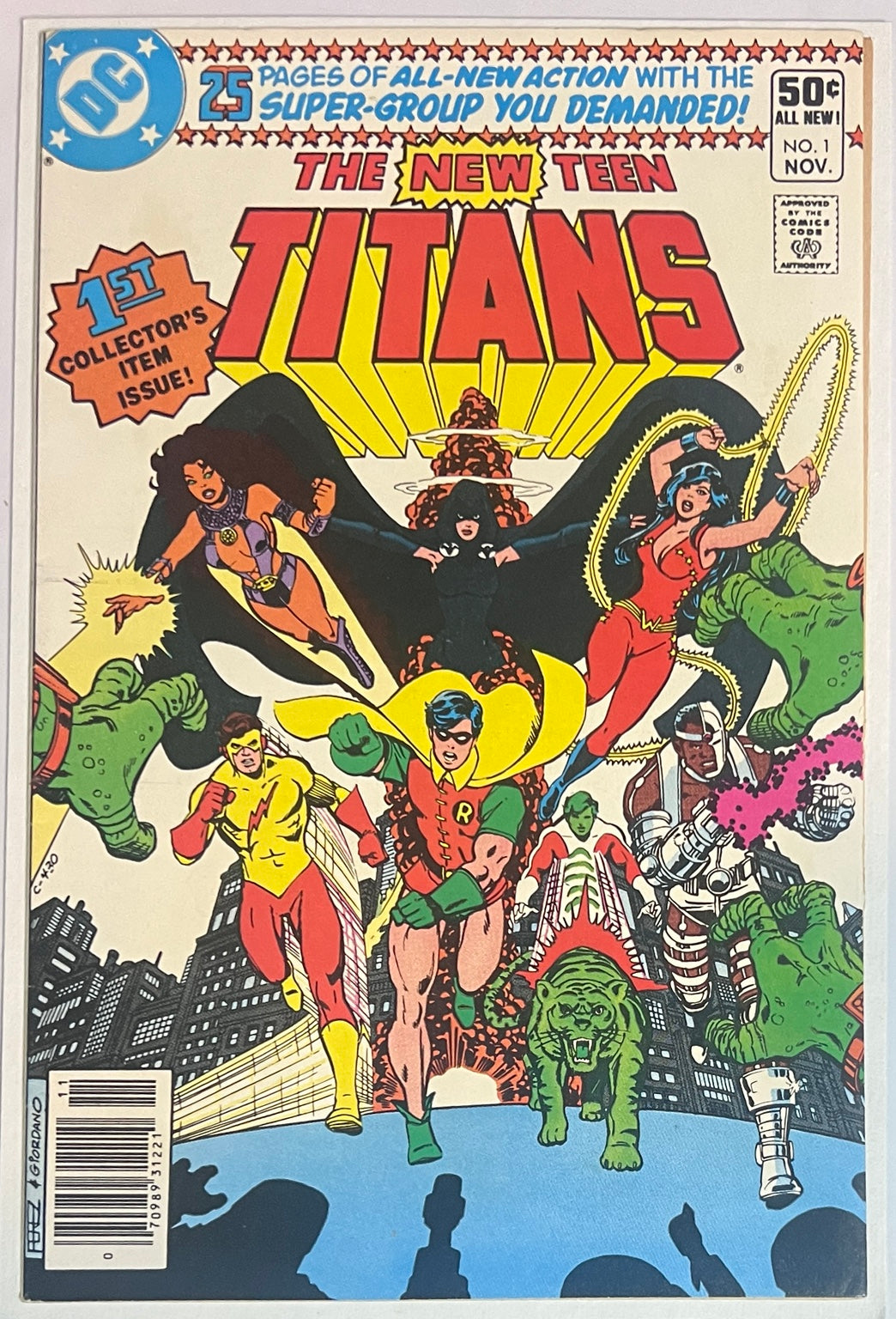 The New Teen Titans #1 DC COMICS Bronze Age 1980 VF+