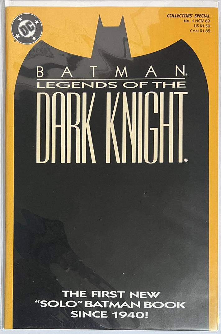 Batman: Legends of the Dark Knight #1 DC COMICS Copper Age 1989 NM Orange Cover Version