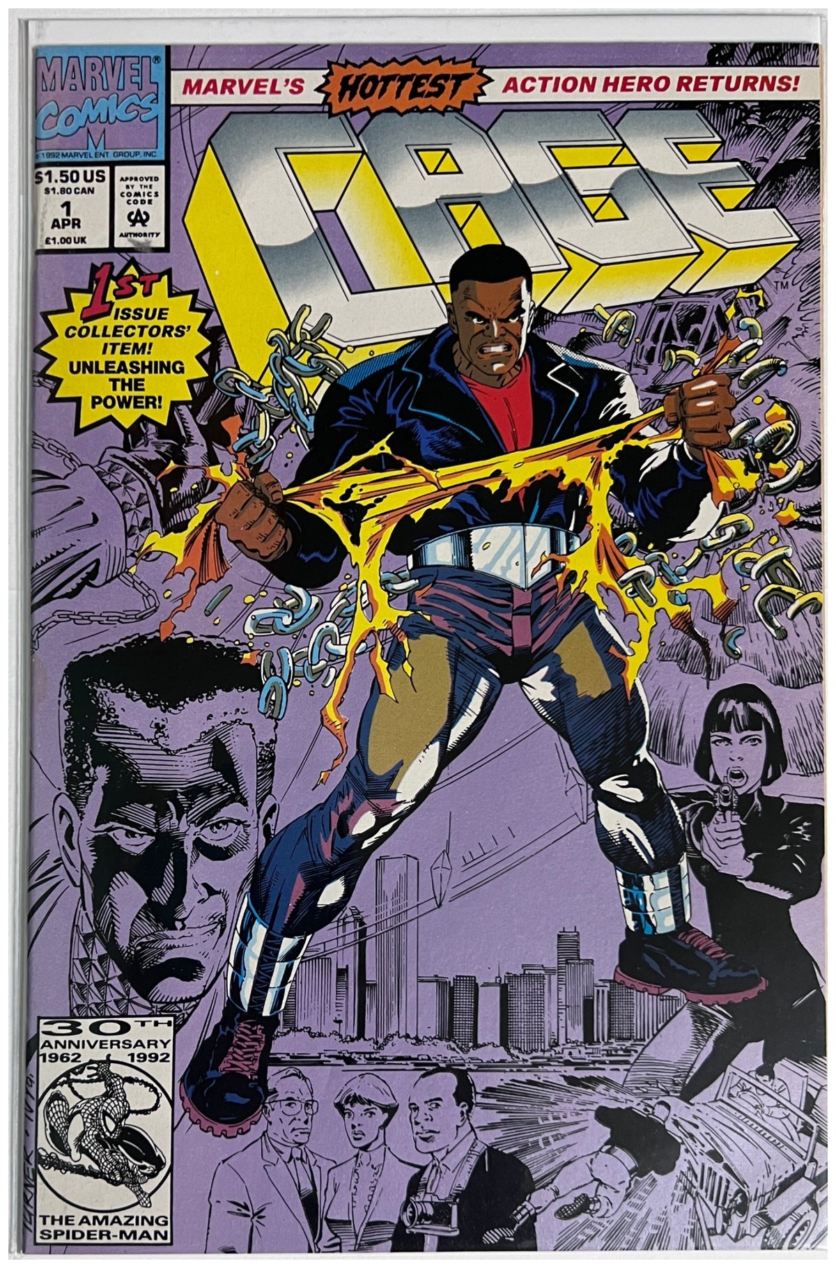 Cage #1 MARVEL COMICS Copper Age 1992 VF+