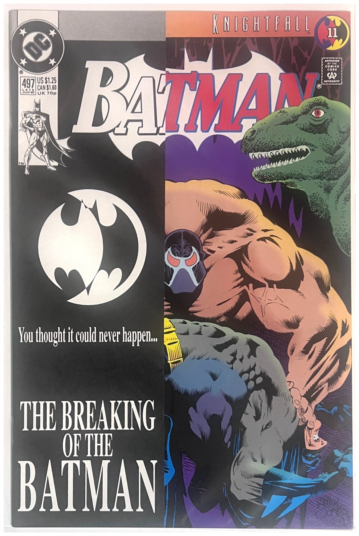 Batman #497 DC COMICS Copper Age 1993 NM-