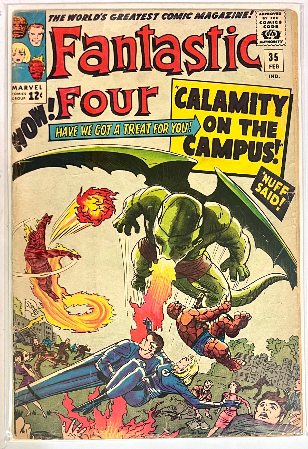 Fantastic Four #35 MARVEL COMICS Silver Age 1964 VG