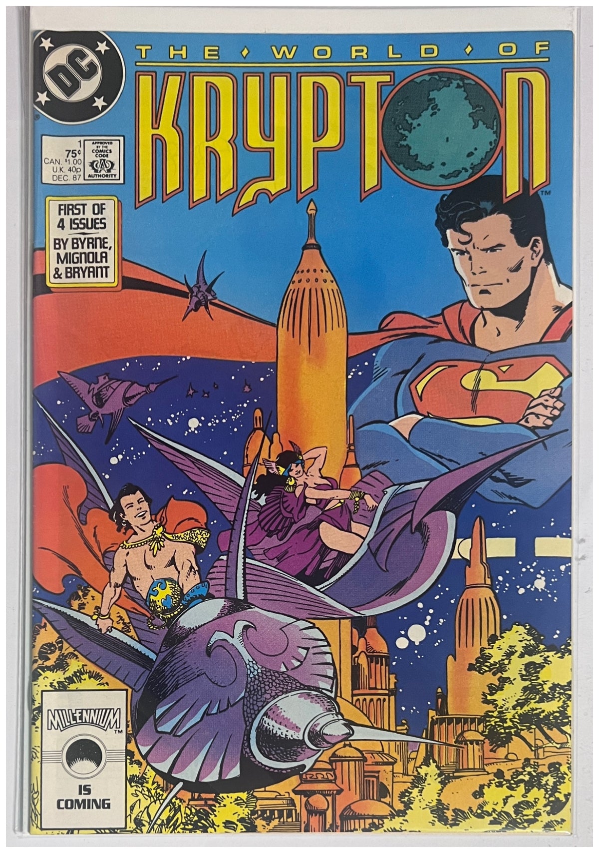 The World of Krypton #1 DC COMICS Copper Age 1987 VF+