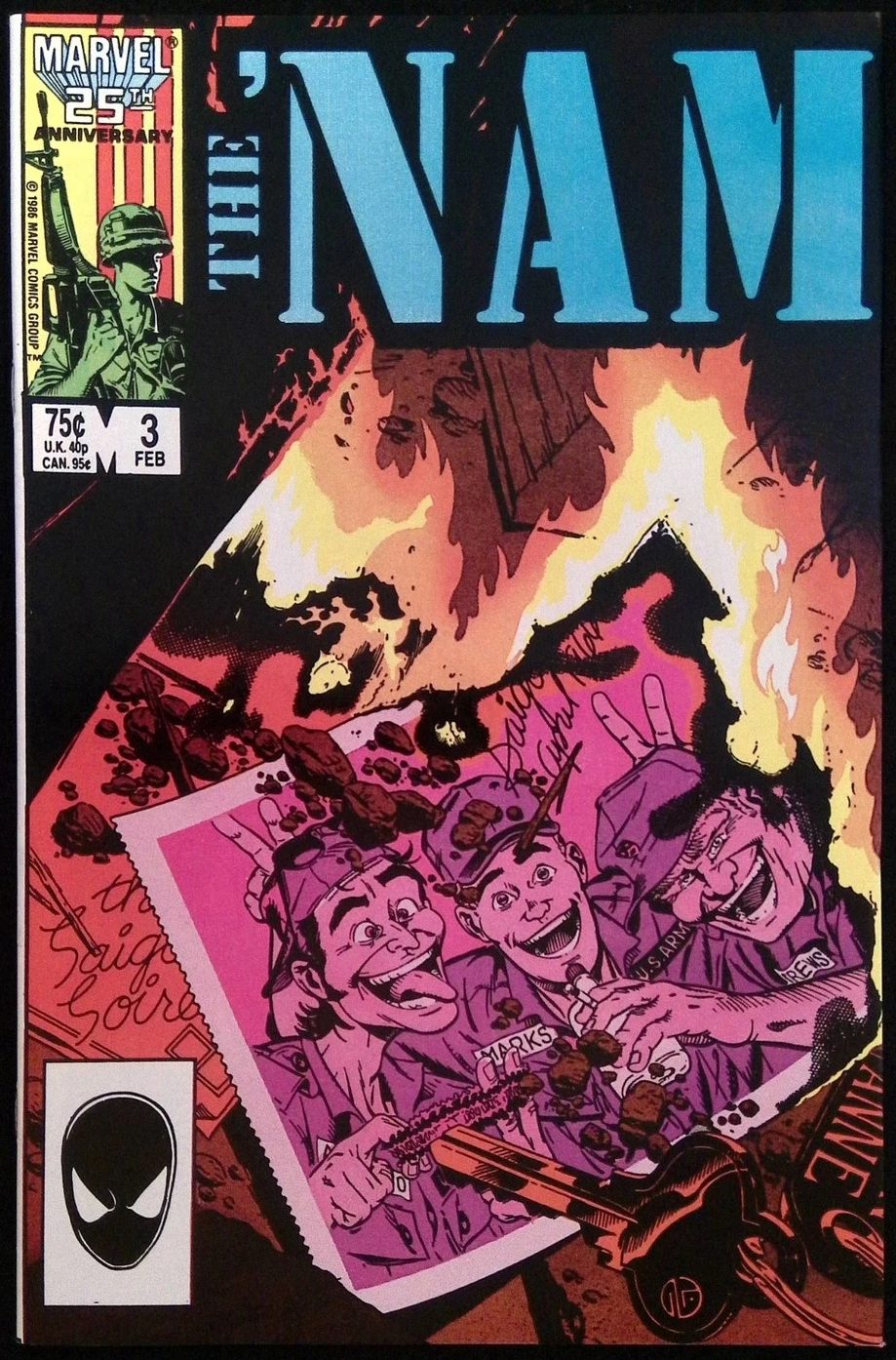 The 'Nam #3 MARVEL COMICS Copper Age 1987 NM