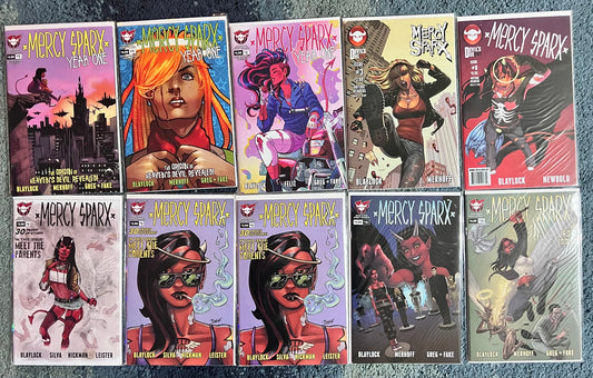 Mercy Sparx Comic Lot #1 2 3 8 9 10 12 (2013-2016) DEVIL'S DUE