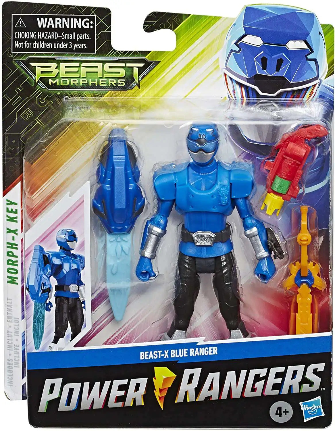 Power Rangers Beast Morphers 6-Inch Blue Ranger Action Figure