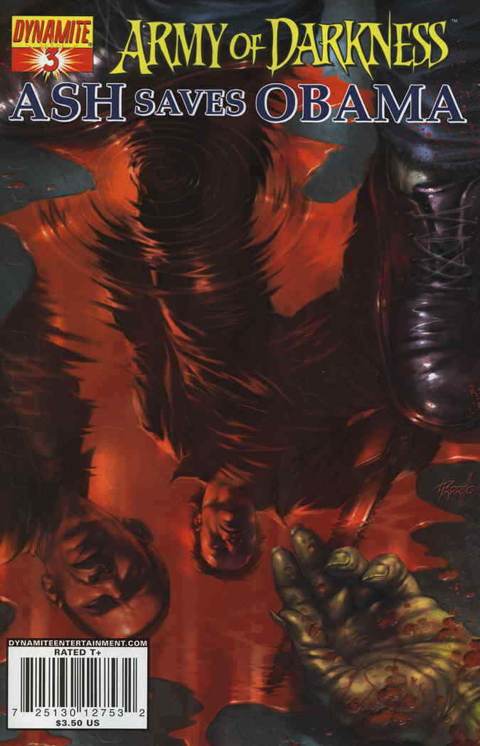 ARMY OF DARKNESS #3 ASH SAVE OBAMA NM 1ST PRINT DYNAMITE 2009