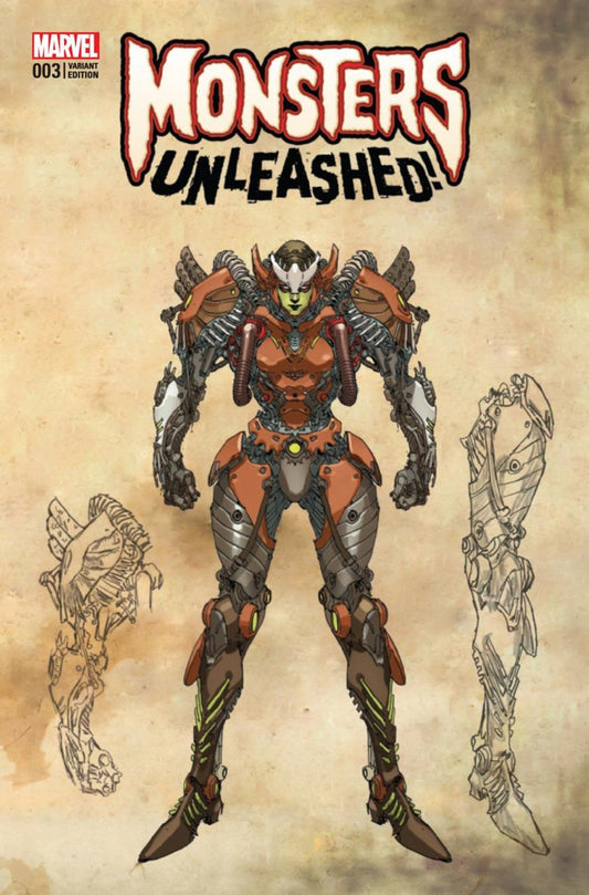 Monsters Unleashed #3 Leinil Yu Wrap Around Variant NM