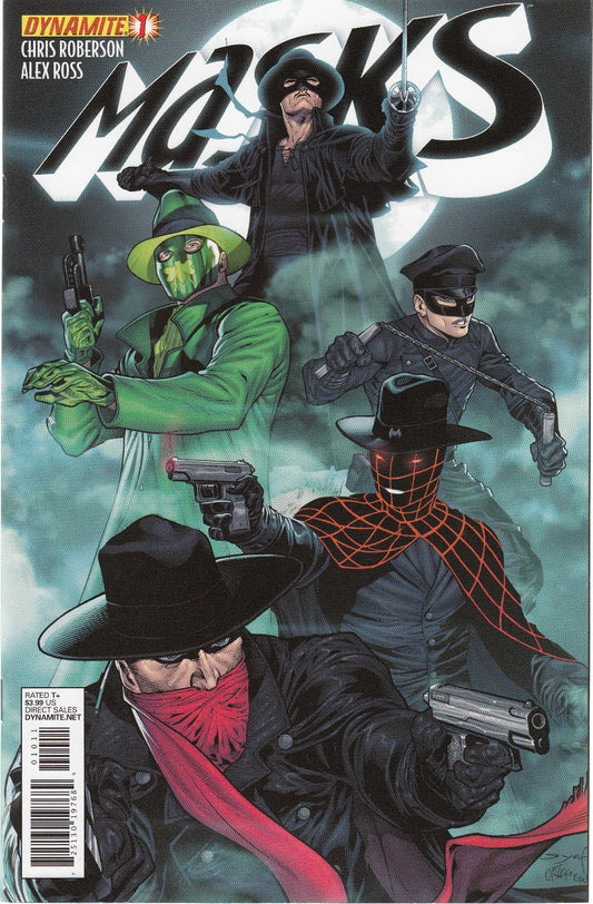 MASKS #1 ALEX ROSS NM 1ST PRINT DYNAMITE 2009