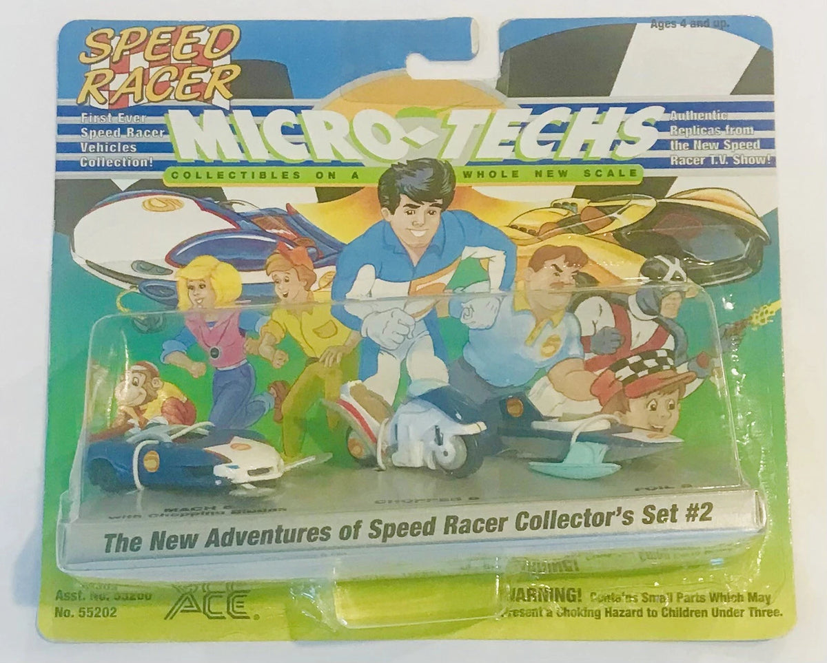 Speed Racer Micro-Techs The New Adventures Collector's Set #2 (broken blade)