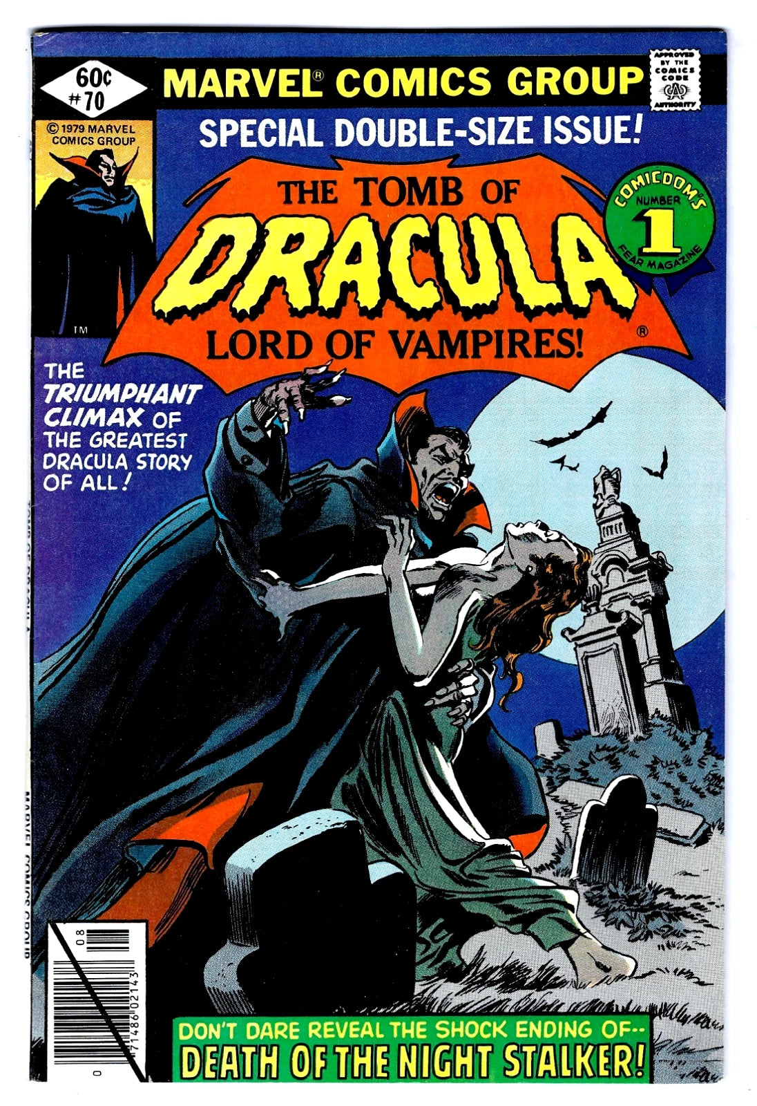 Tomb of Dracula #70 Marvel 1979 VF Last Issue