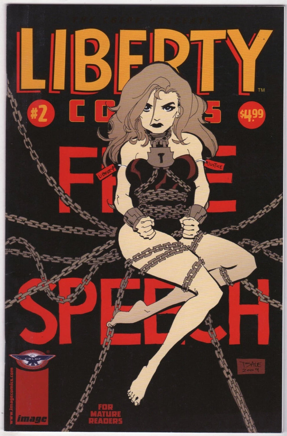 LIBERTY COMICS #2 IMAGE NM COVER B TIM SALE