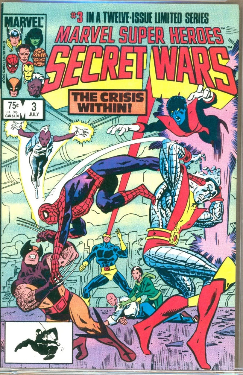 Marvel Super Heroes Secret Wars #3 VFN Direct Edition