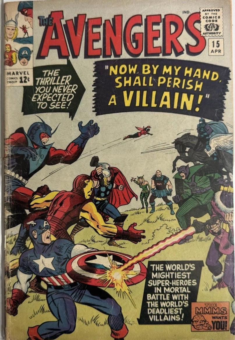 Avengers #15 Marvel 1965 VG