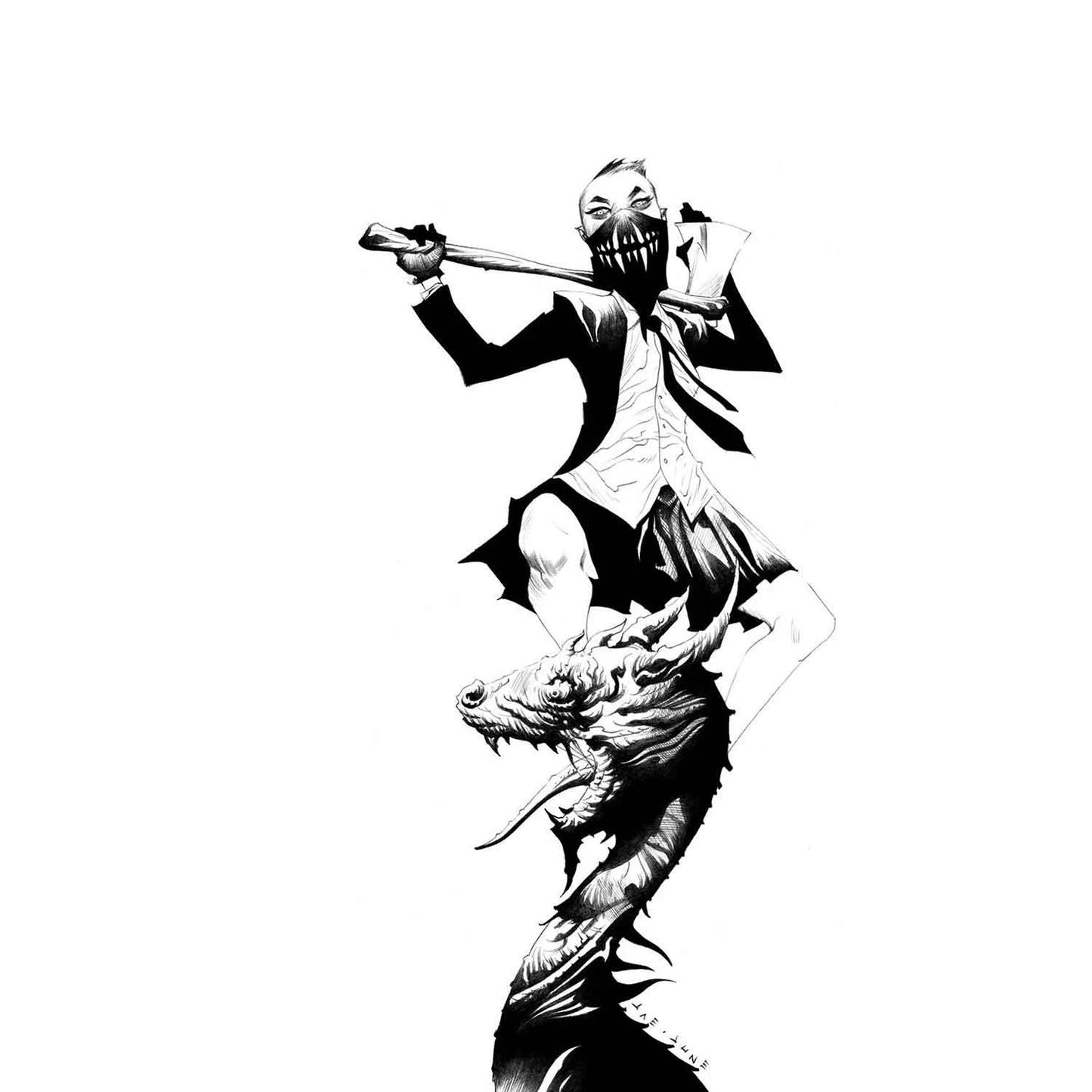 Book Of Butcher #1 Cover C Jae Lee b&w 1:5 Variant Boom! Studios
