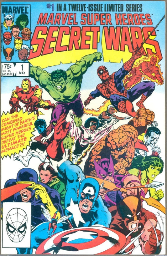 Marvel Super Heroes Secret Wars #1 FN Direct Edition