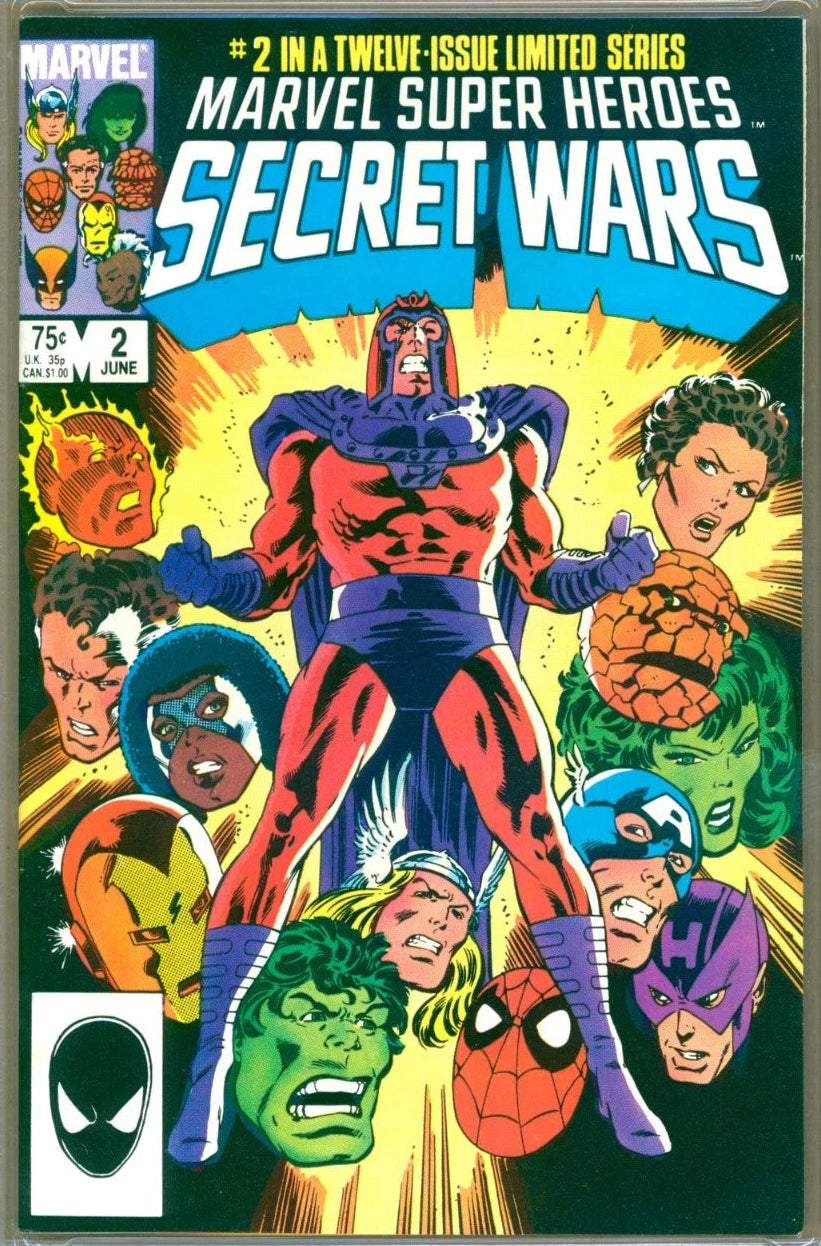 Marvel Super Heroes Secret Wars #2 FN/VF Direct Edition
