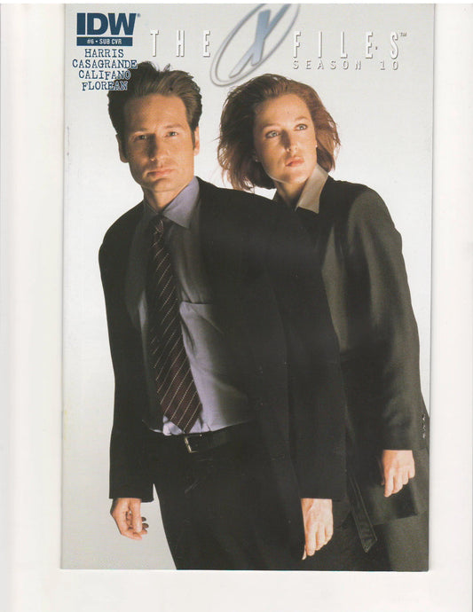 X-Files #6 Subscription Photo Variant Cover