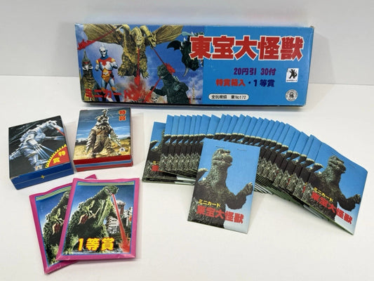 Godzilla 1985 Cards Japan Box (Blue or Red 15 cards)