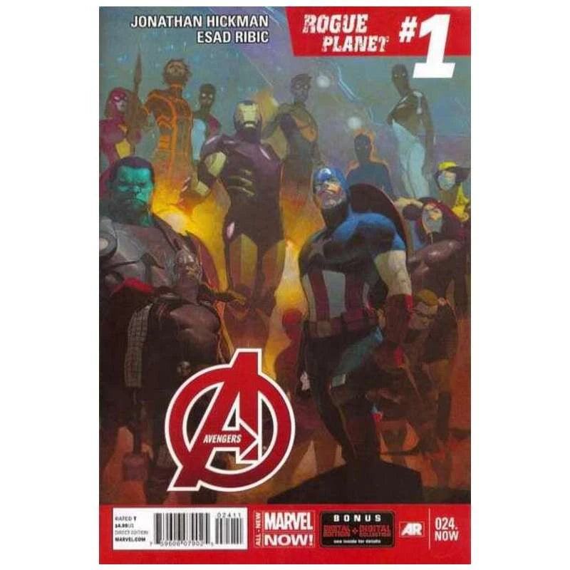 AVENGERS #24 (#24.NOW) JONATHAN HICKMAN MARVEL 2014 NM 1st PRINT VOL 5