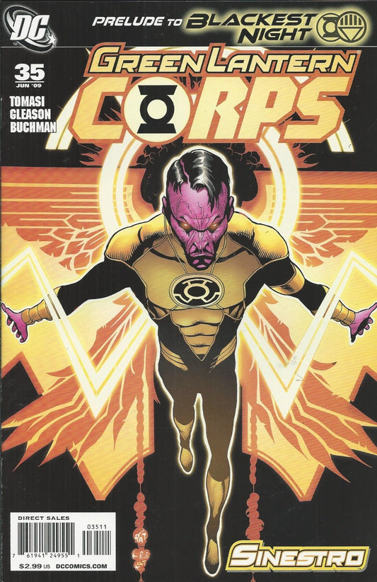 GREEN LANTERN CORPS #35 PRELUDE TO BLACKEST NIGHT NM 1ST PRINT DC 2009