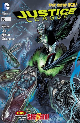 JUSTICE LEAGUE #10 DC COMICS NEW 52 JIM LEE 2012 1st PRINT  NM
