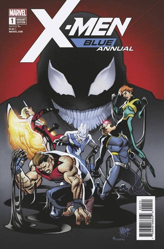 X-MEN BLUE ANNUAL #1 1:25 VARIANT VENOM NM 1ST PRINT MARVEL 2018