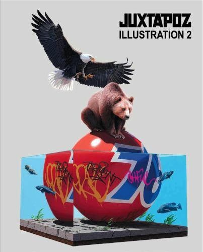 1st Edition - Oversized Hardcover Book - JUXTAPOZ - ILLUSTRATION 2 - 24 artists