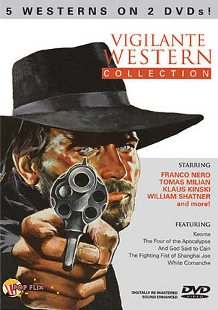 Vigilante Western Collection – 2 DVD Set – 5 Western Films – Franco Nero