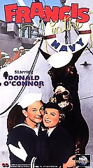 Francis In The Navy (1955) VHS Tape DONALD O'CONNOR JIM BACKUS CLINT EASTWOOD